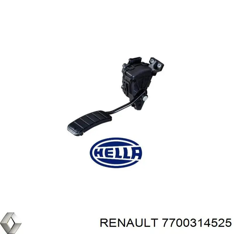Купить 7700314525 Renault (RVI) Педаль газа