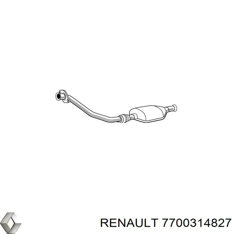 Каталитический нейтрализатор отработавших газов Renault (RVI) 7700314827 цена, от 136.46 USD