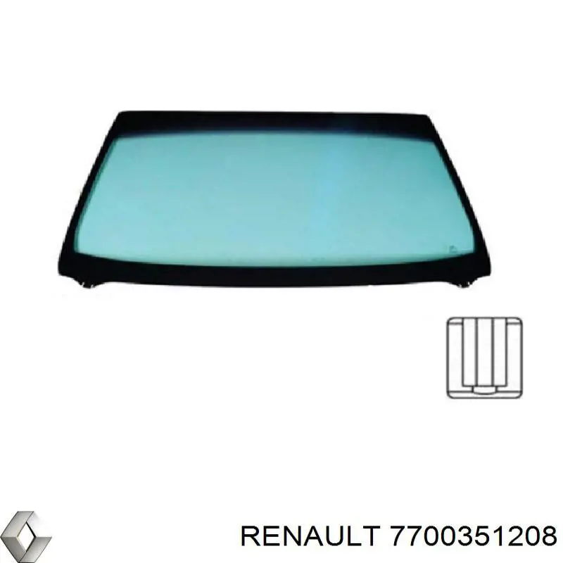 7701471016 Renault (RVI) стекло лобовое