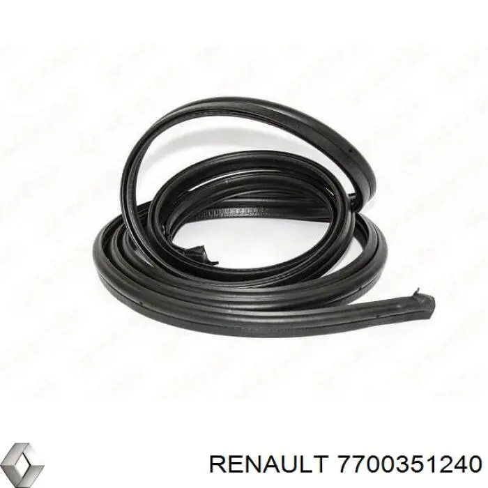 Уплотнитель двери задней (на кузове) Renault (RVI) 7700351240 цена, от 62.59 USD