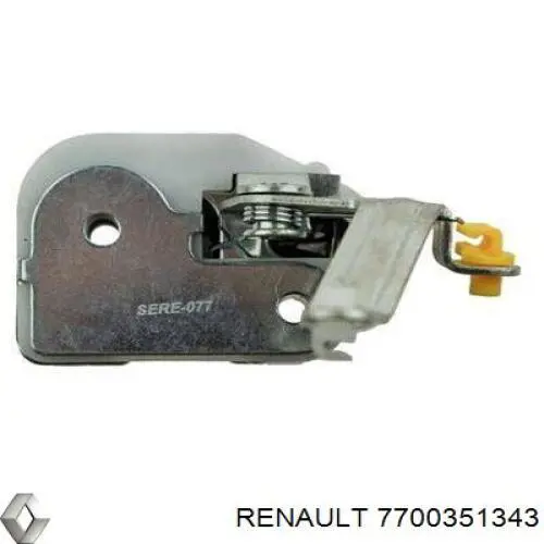 7700351343 Renault (RVI) замок двери боковой сдвижной правой