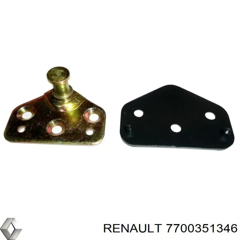 7700351346 Renault (RVI) gozno de garra (parte complementar de fecho da porta deslizante)