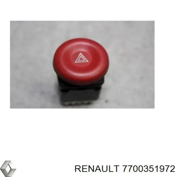 Купить 7700351972 Renault (RVI) Кнопка включения аварийной сигнализации