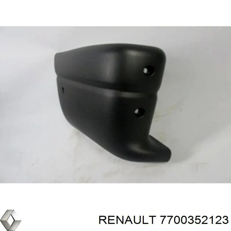 7700352123 Renault (RVI) бампер задний, левая часть