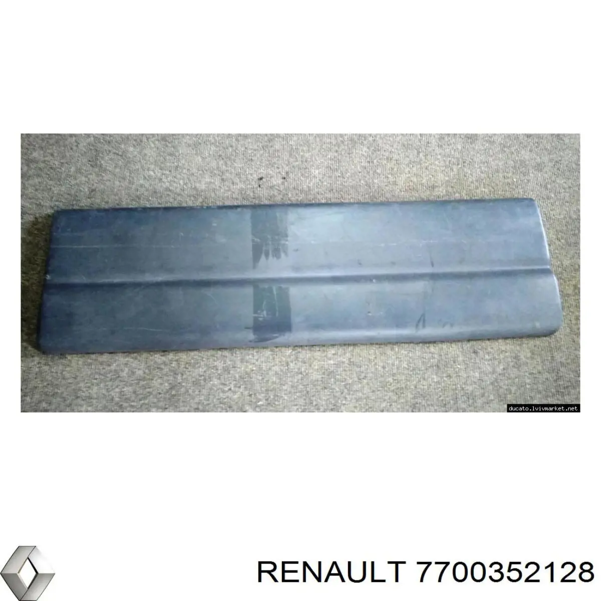 Placa sobreposta esquerda da porta batente traseira para Renault Master (CD, HD, U0D)