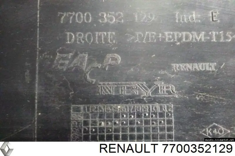 Накладка задней распашной двери правая Autotechteile 5050263 цена, от 28.88 USD