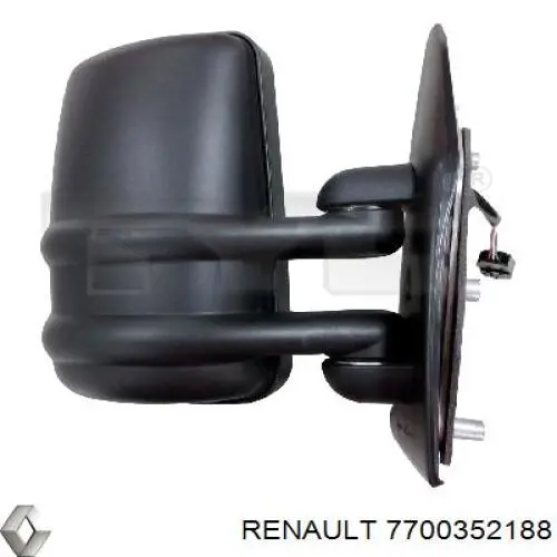 Наружное зеркало правое Renault (RVI) 7700352188 цена, от 70.46 USD