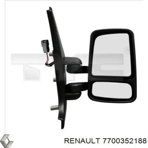 Купить 7700352188 Renault (RVI) Боковое зеркало заднего вида правое
