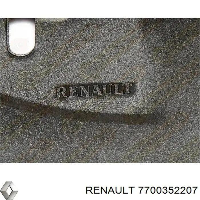 7700352207 Renault (RVI) брызговик передний правый