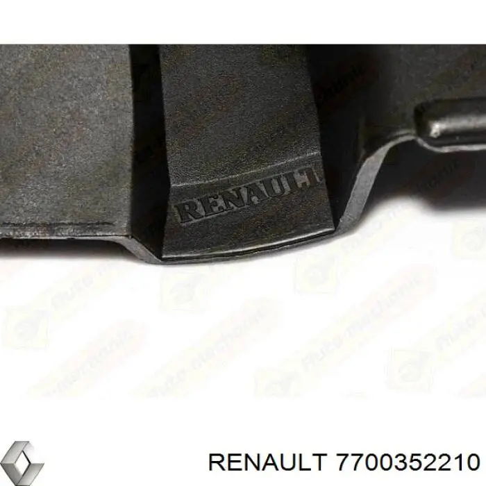 Брызговик задний правый на Renault Master II 