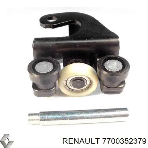 Ролик двери боковой (сдвижной) правый центральный 7700352379 Renault (RVI)
