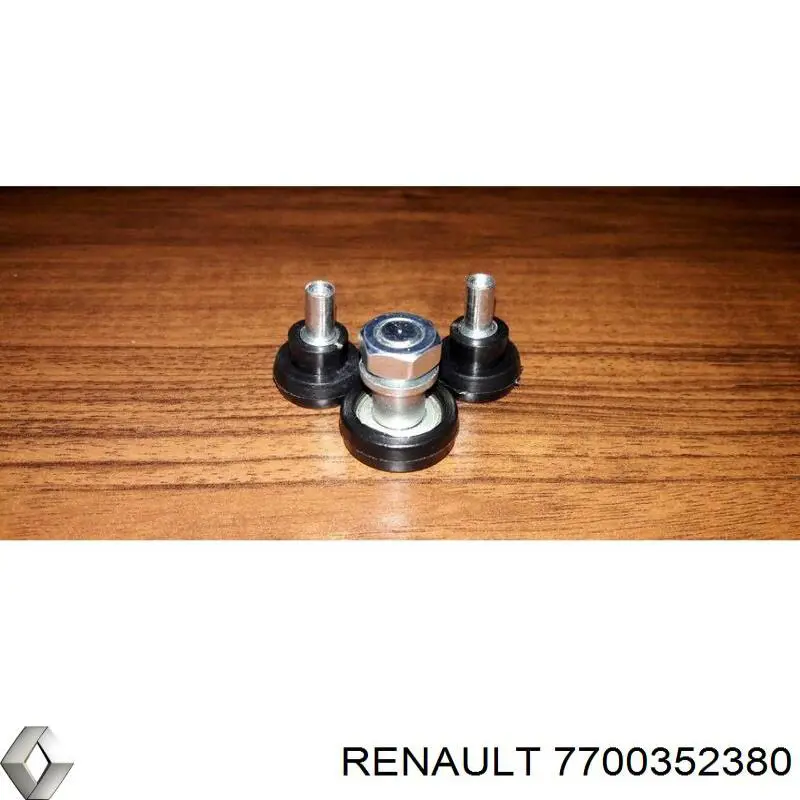 7700352380 Renault (RVI) rolo esquerdo central da porta lateral (deslizante)