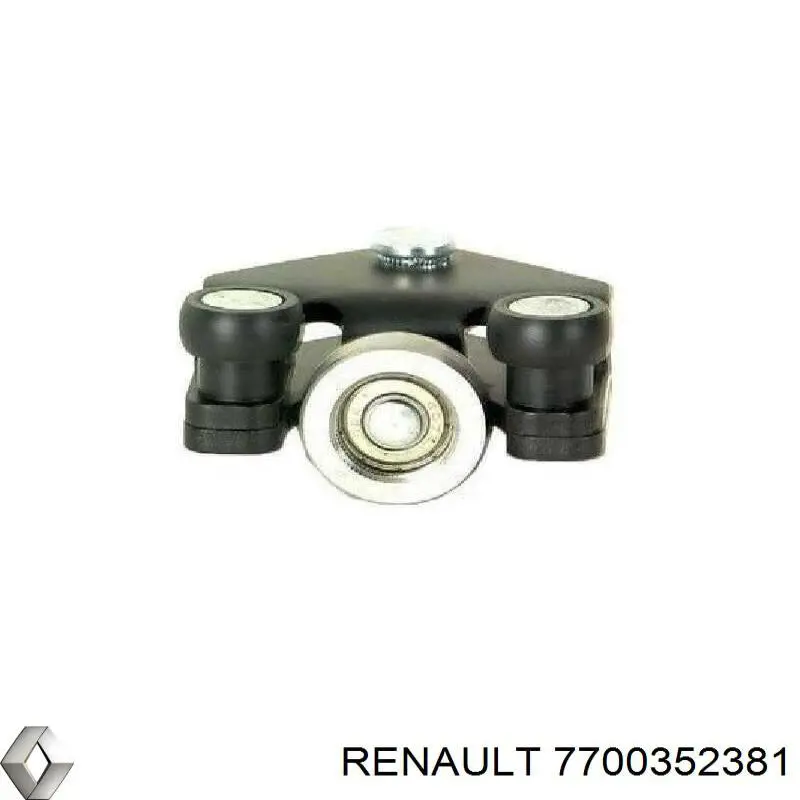 Ролик двери боковой (сдвижной) правый нижний 7700352381 Renault (RVI)