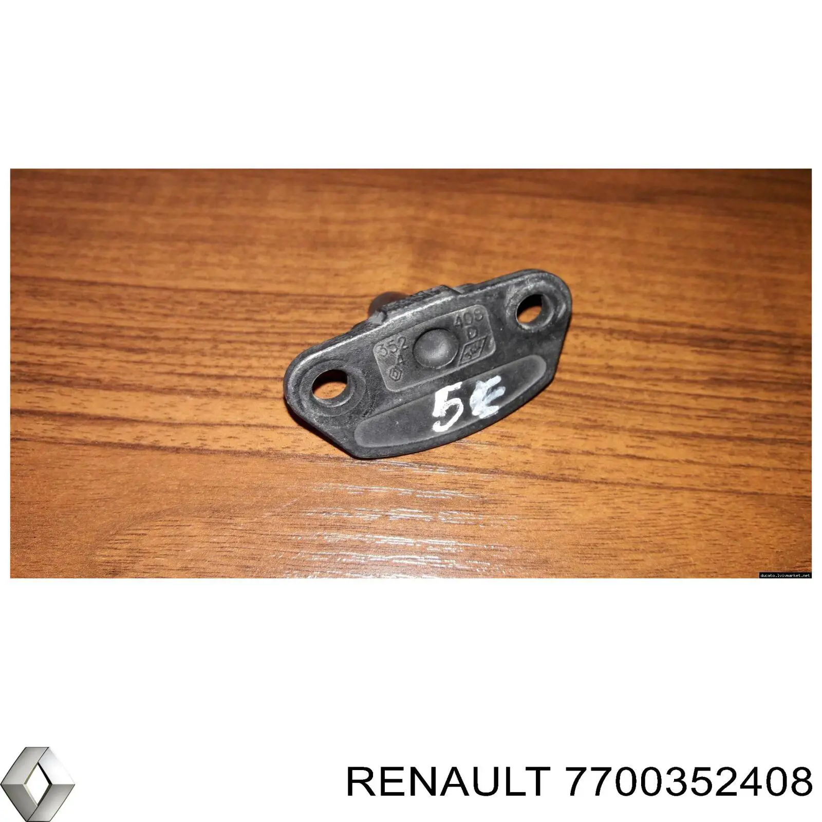 Ограничитель сдвижной двери, на кузове верхний Renault (RVI) 7700352408 цена, от 3.19 USD