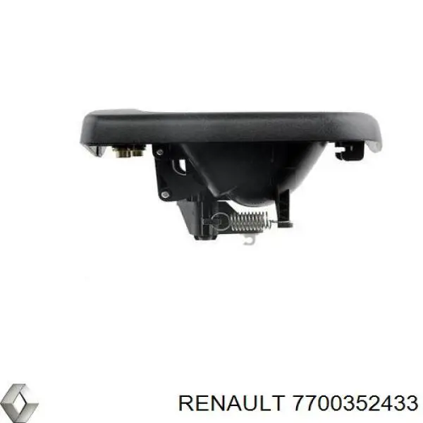 Ручка двери задней (распашной) правая наружная Renault (RVI) 7700352433