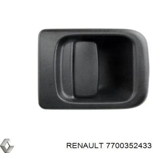 7700352433 Renault (RVI) Ручка задней (распашной) двери, правая наружная