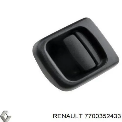 Ручка двери задней (распашной) правая наружная Renault (RVI) 7700352433 цена, от 11.27 USD
