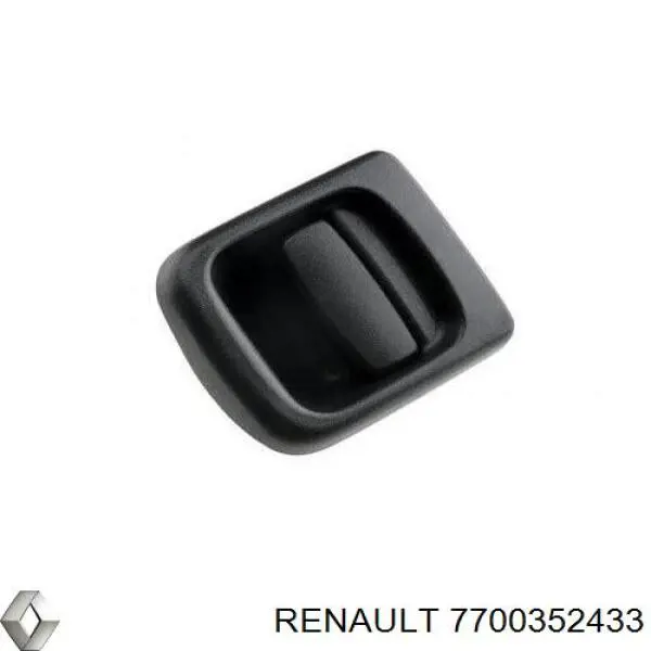 Купить 7700352433 Renault (RVI) Ручка двери задней (распашной) правая наружная