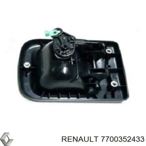Ручка двери задней (распашной) правая наружная 7700352433 Renault (RVI)
