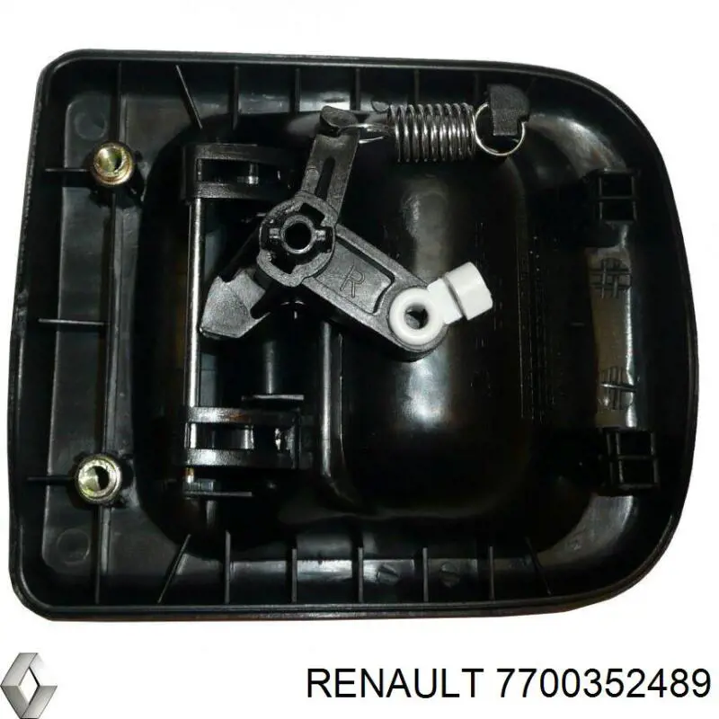 7700352489 Renault (RVI) maçaneta externa dianteira/traseira da porta direita