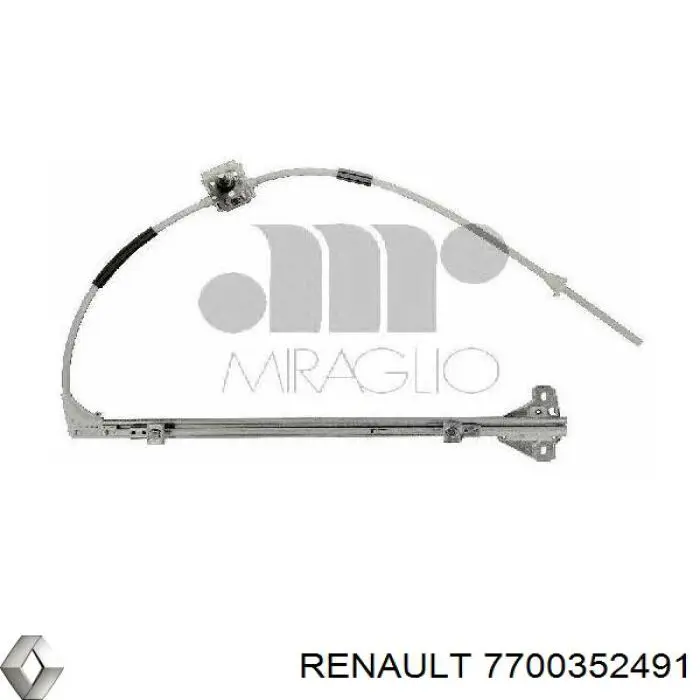 Купить 7700352491 Renault (RVI) Стеклоподъемник (механизм перемещения стекла)