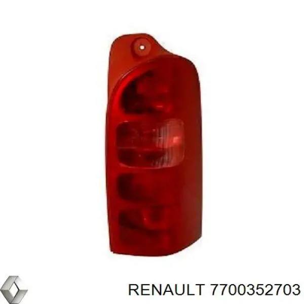 Фонарь задний правый Renault (RVI) 7700352703 цена, от 37.63 USD