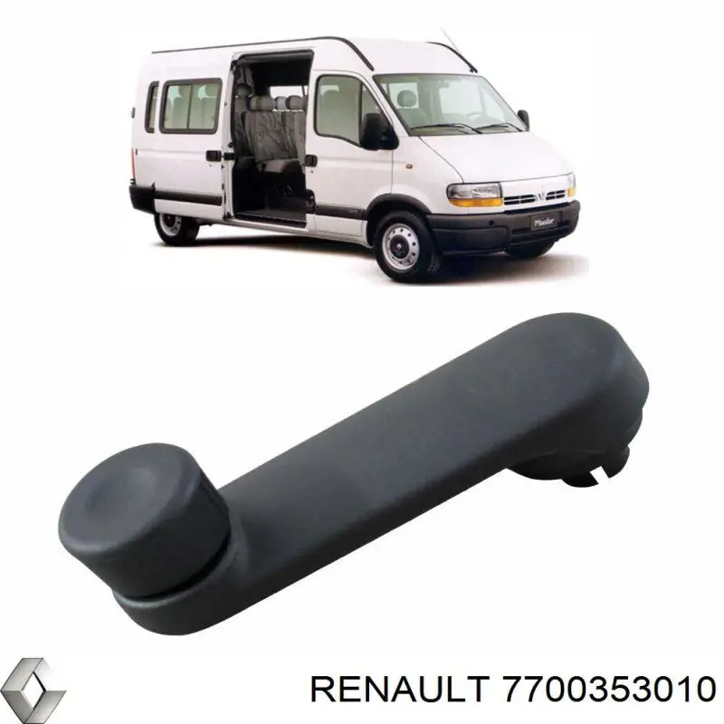 Купить 7700353010 Renault (RVI) Ручка подъема стекла двери передней