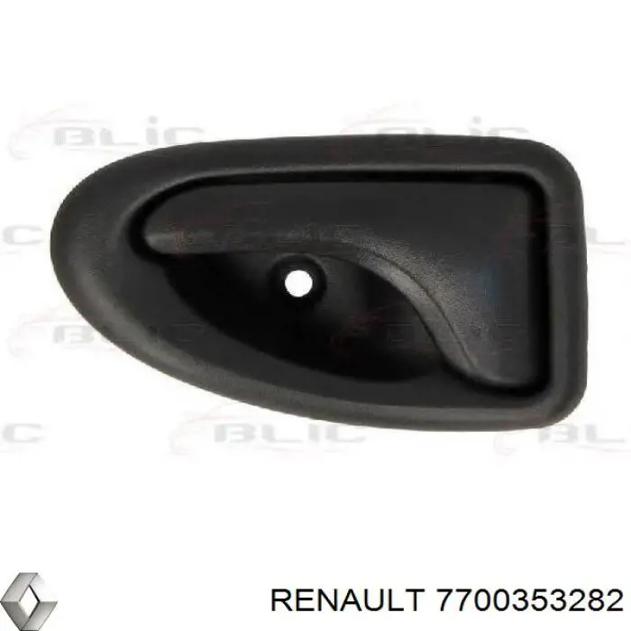 Купить 7700353282 Renault (RVI) Ручка двери левой внутренняя передняя/задняя
