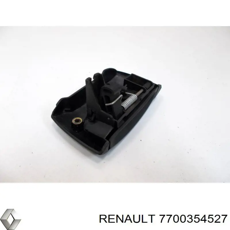 Maçaneta externa esquerda da porta traseira para Renault Kangoo (FC0)