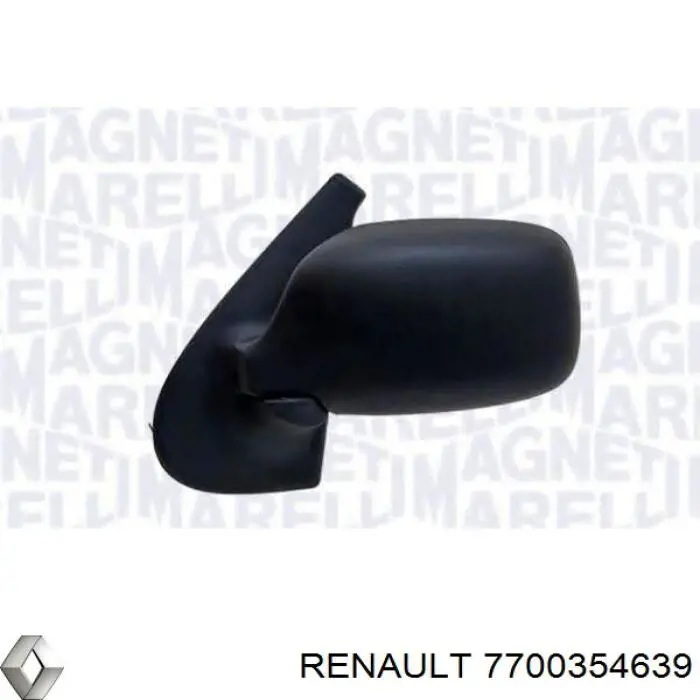 Наружное зеркало правое Renault (RVI) 7700354639 цена, от 34.74 USD