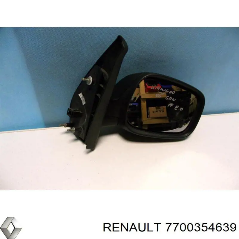 Правое зеркало 7700354639 Renault (RVI)