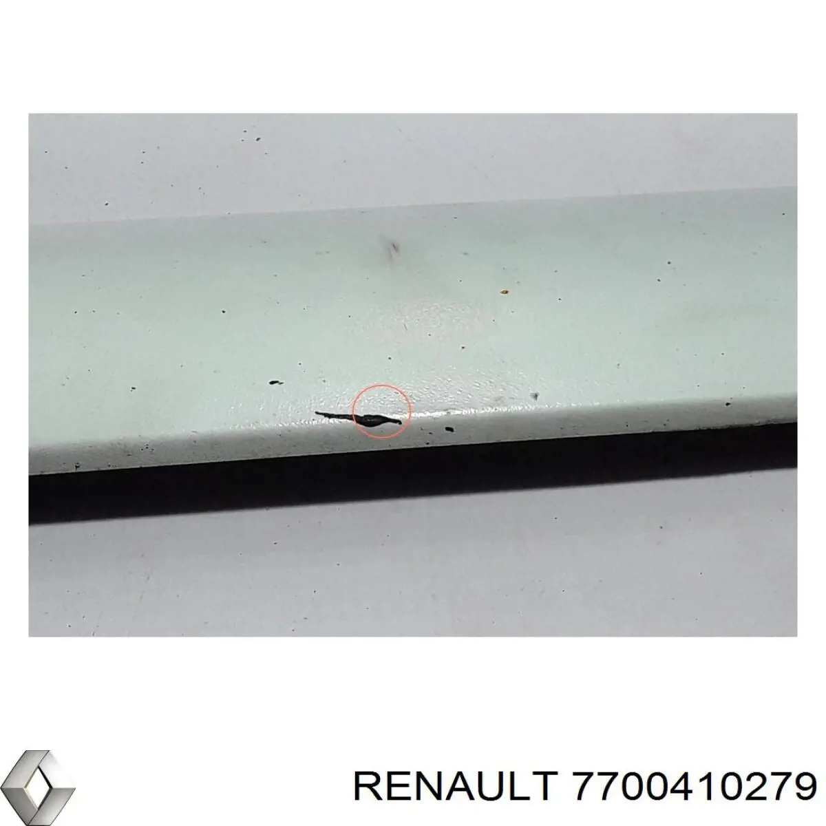 Moldura de la puerta delantera derecha 7700410279 Renault (RVI)