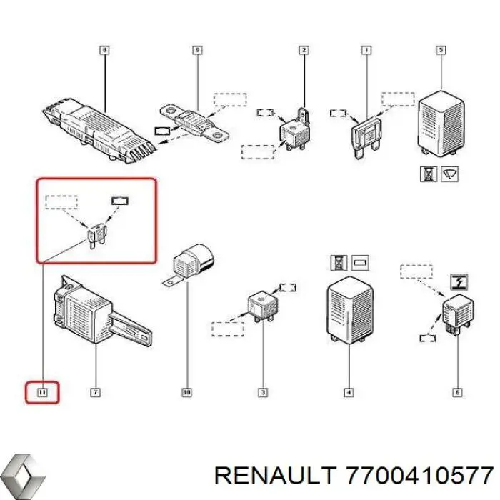 Купить 7700410577 Renault (RVI) 