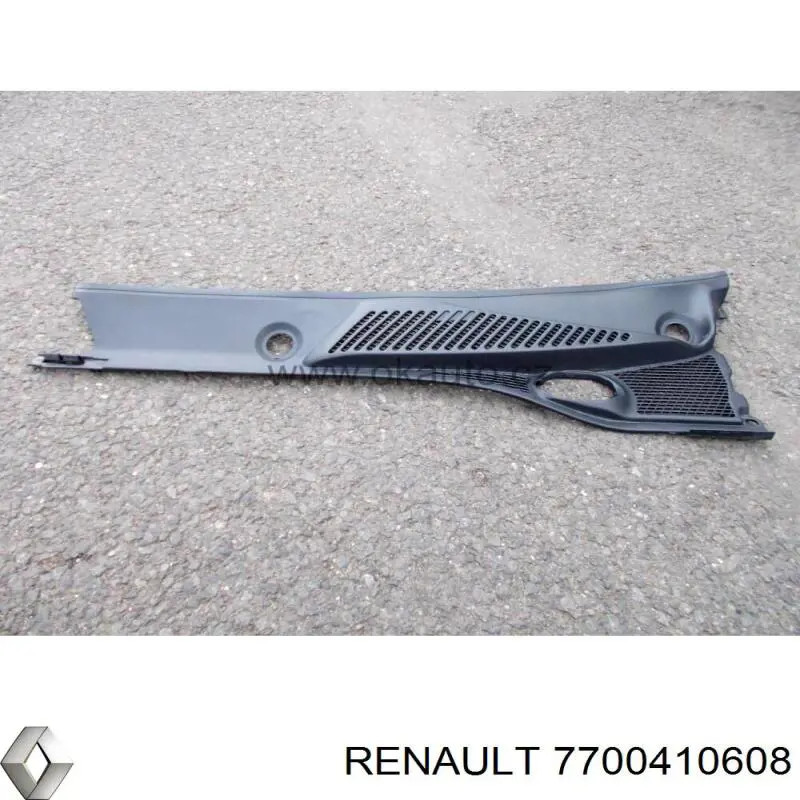 Grelha esquerda de limpadores de pára-brisa para Renault Clio (B, C, B01)