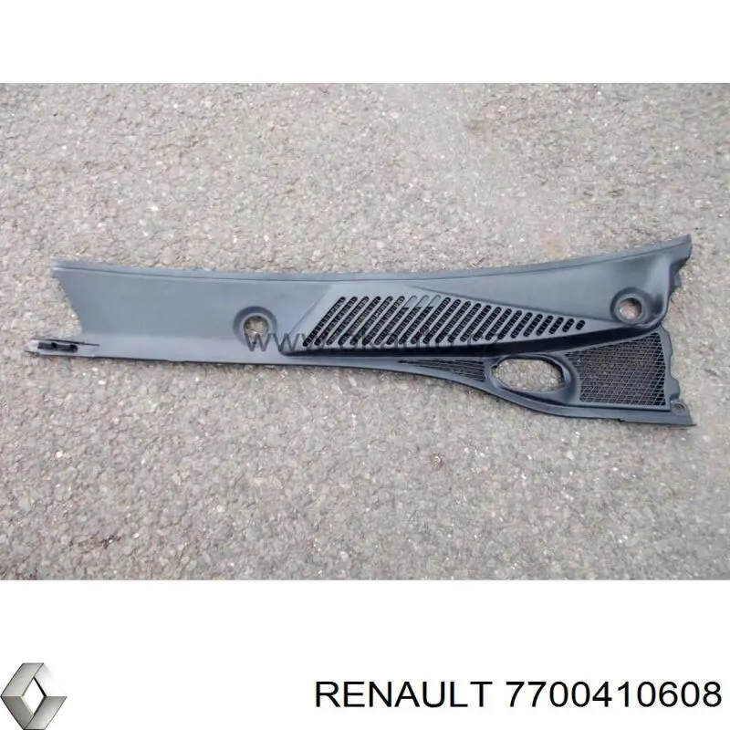 7700410608 RENAULT Rejilla de limpiaparabrisas izquierda original y equivalente