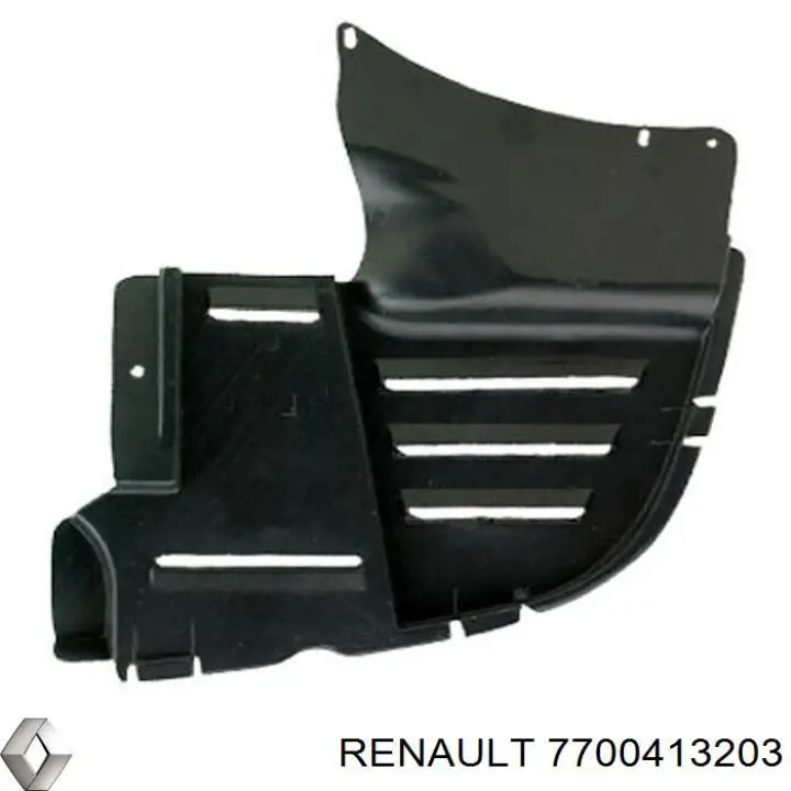 Купить 7700413203 Renault (RVI) Защита бампера переднего правая