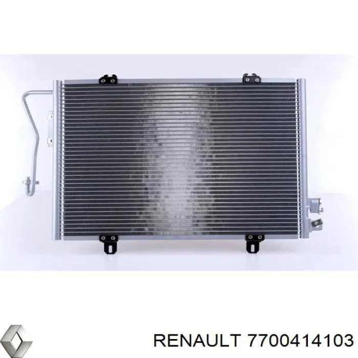 7700414103 Renault (RVI) radiador de aparelho de ar condicionado