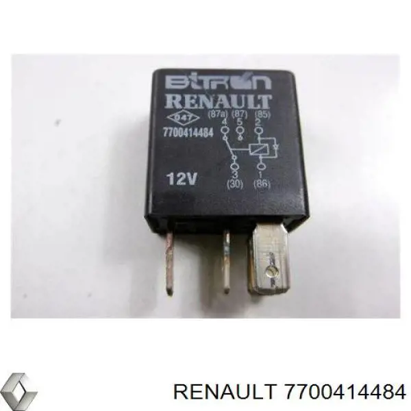 7700414484 RENAULT Relé de arranque original y equivalente