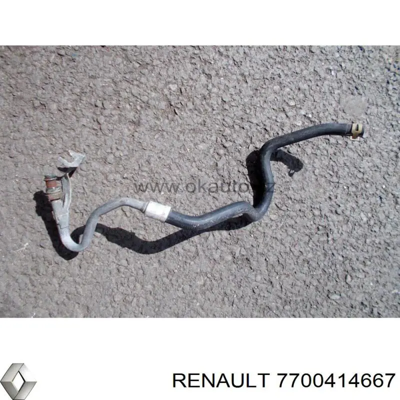 Купить 8200750164 Renault (RVI) Шланг ГУР от рейки к бачку