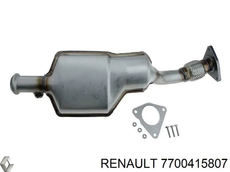 Каталитический нейтрализатор отработавших газов Renault (RVI) 7700415807 цена, от 142.44 USD