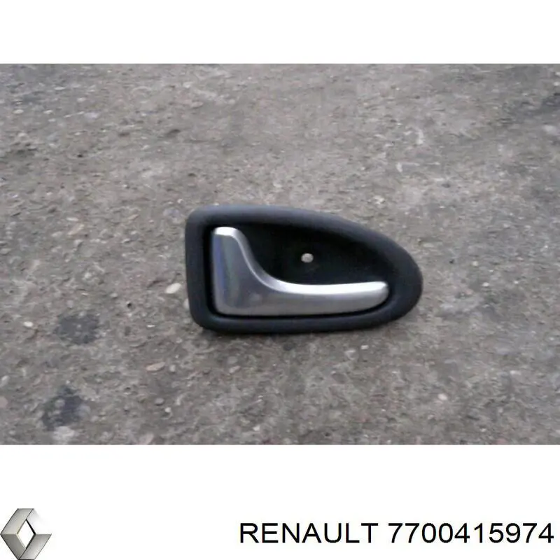 7700415974 Renault (RVI) maçaneta interna dianteira/traseira da porta esquerda