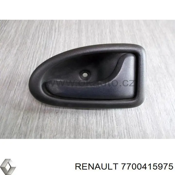 7700415975 Renault (RVI) maçaneta interna dianteira/traseira da porta direita