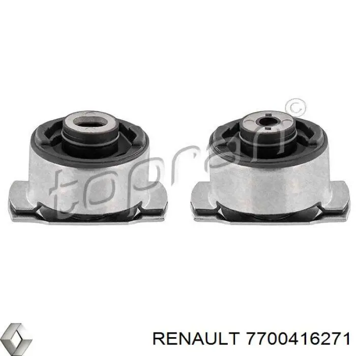 Сайлентблок задней балки (подрамника) 7700416271 Renault (RVI)