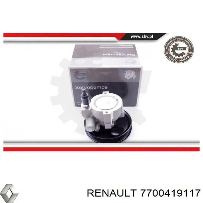 Насос гидравлики Renault (RVI) 7700419117 цена, от 41.25 USD