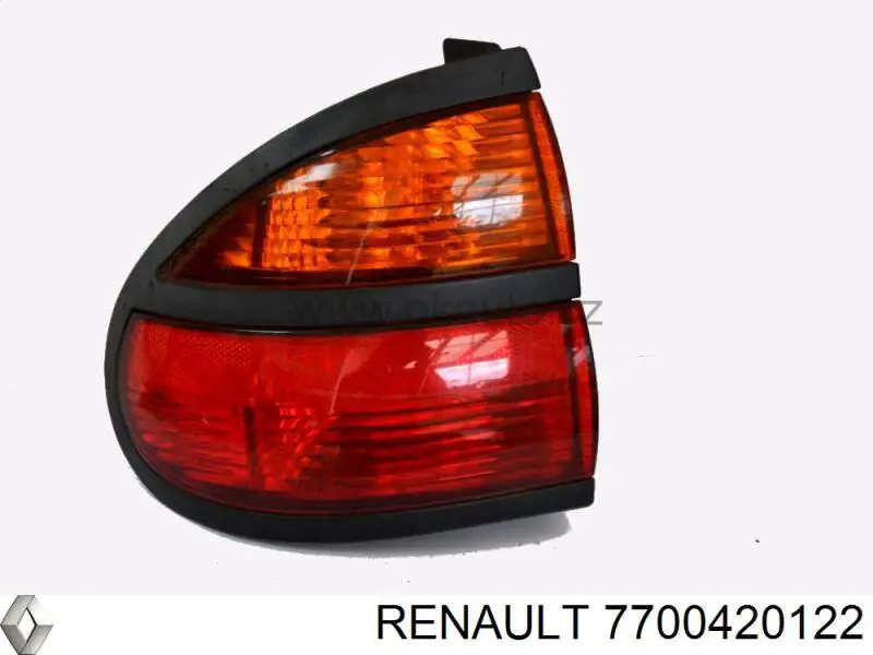 Фонарь задний левый 7700420122 Renault (RVI)