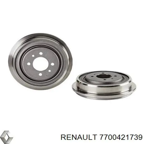 Тормозной барабан 7700421739 Renault (RVI)