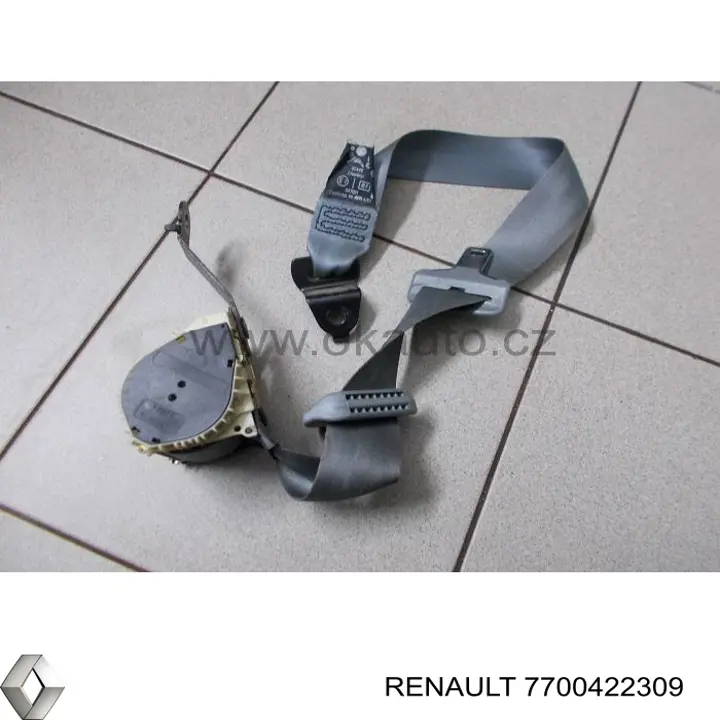 Ремень безопасности передний правый Renault (RVI) 7700422309 цена, от 11.25 USD