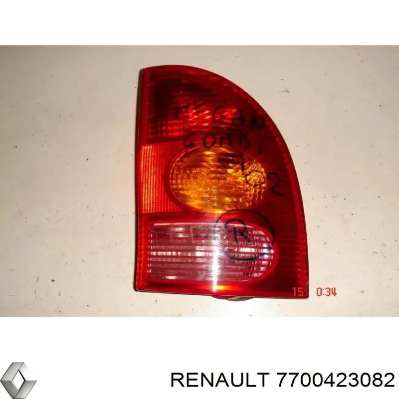 Фонарь задний правый 39680751 Renault (RVI)