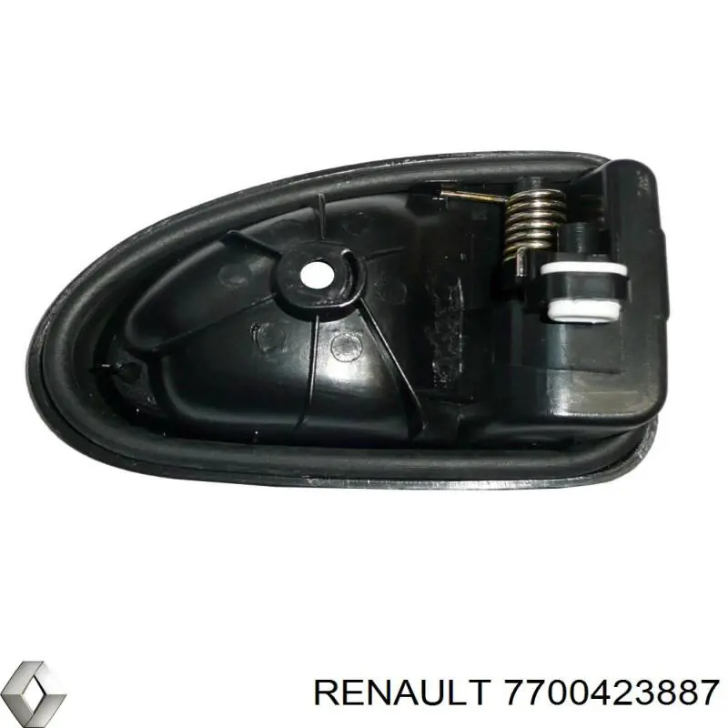 Ручка двери задней внутренняя левая на Renault Clio II 