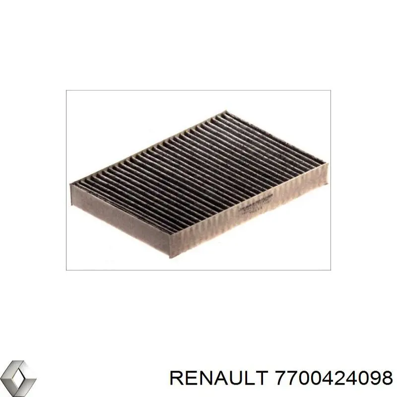 Фильтр воздушный отопителя Renault (RVI) 7700424098 цена, от 3.17 USD